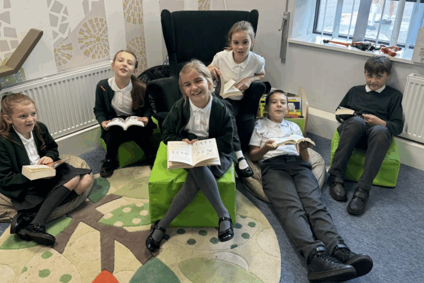 Our Poplar Librarians in the library